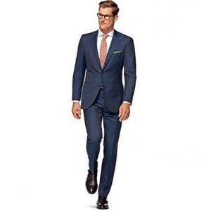 Suitsupply Mens 2 Piece Suit Size 38R Blazer Sport Coat Wool Jacket Pants